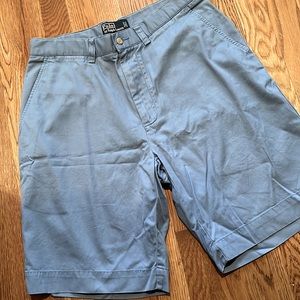 Polo, Ralph Lauren, blue Easter, men’s flat front shorts, size 30